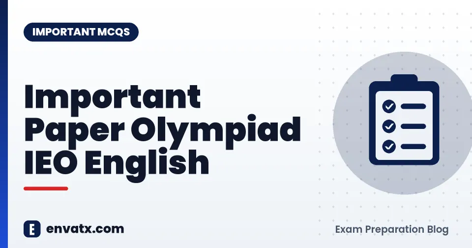 Important Paper Olympiad IEO English