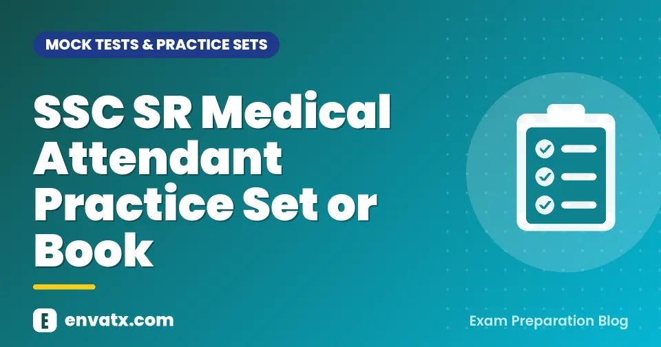 SSC SR Medical Attendant Practice Set or Book