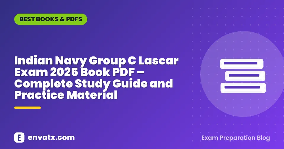 Indian Navy Group C Lascar Exam 2025 Book PDF – Complete Study Guide and Practice Material