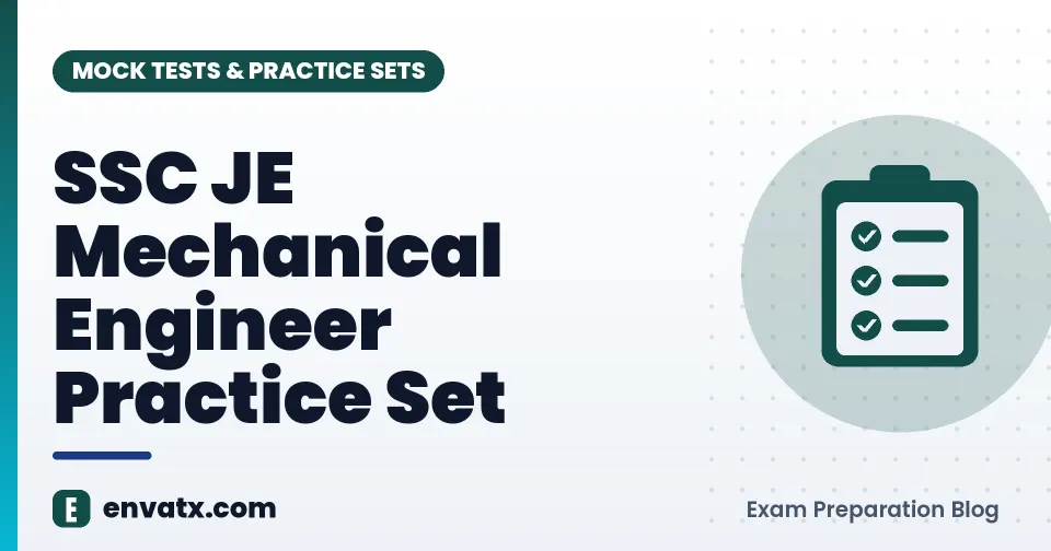 SSC JE Mechanical Engineer Practice Set