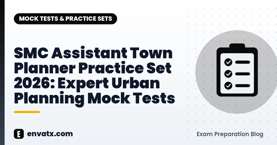 SMC Assistant Town Planner Practice Set 2026: Expert Urban Planning Mock Tests