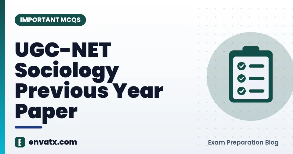 UGC-NET Sociology Previous Year Paper