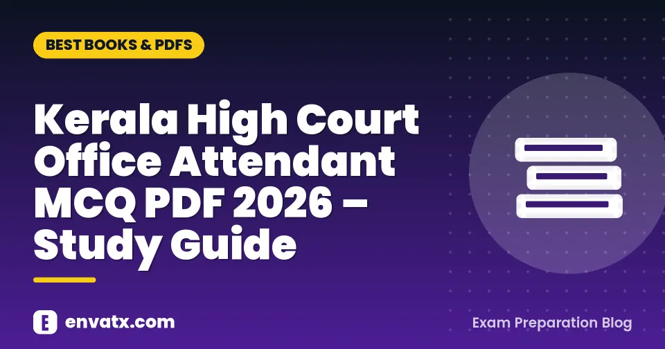 Kerala High Court Office Attendant MCQ PDF 2026 – Study Guide
