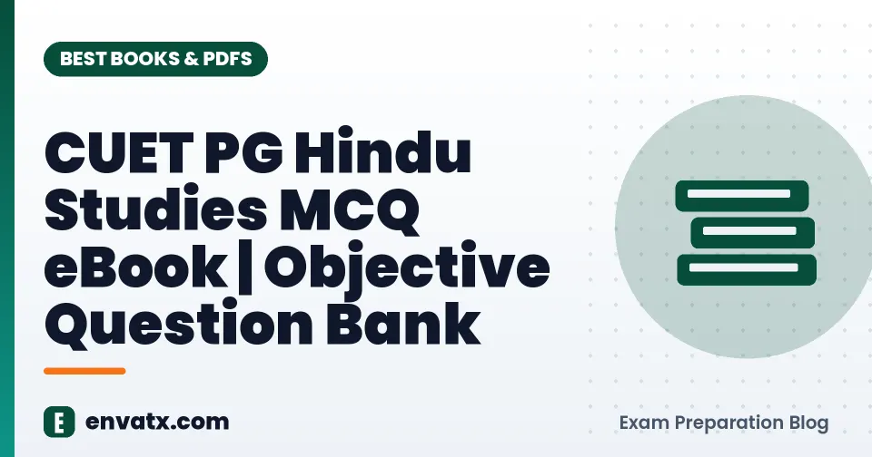 CUET PG Hindu Studies MCQ eBook | Objective Question Bank