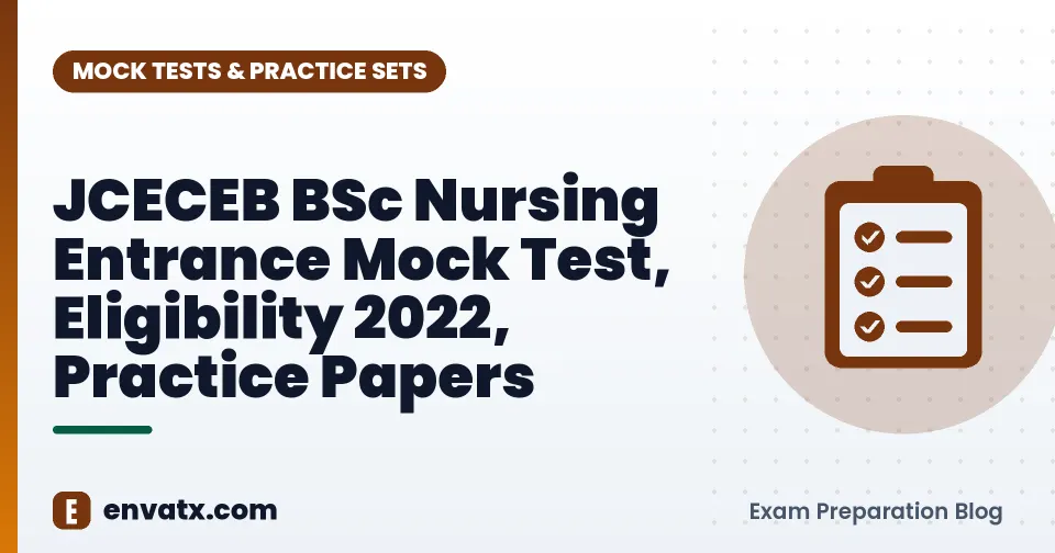 JCECEB BSc Nursing Entrance Mock Test, Eligibility 2022, Practice Papers