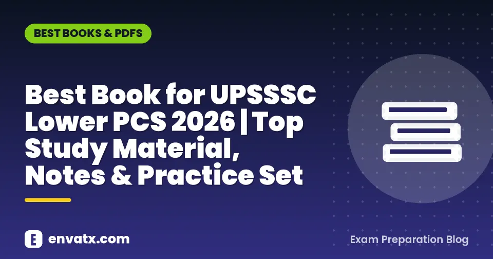 Best Book for UPSSSC Lower PCS 2026 तैयारी | Top Study Material, Notes & Practice Set