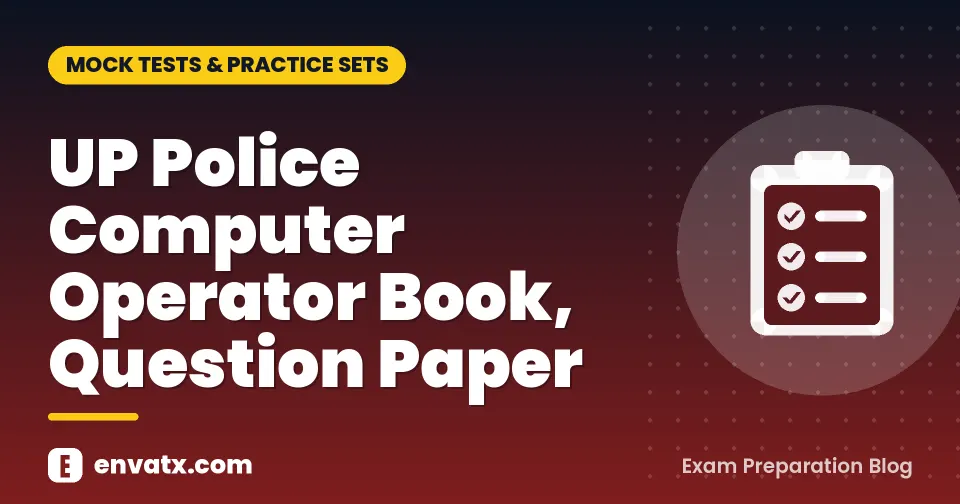 UP Police Computer Operator Book, Question Paper