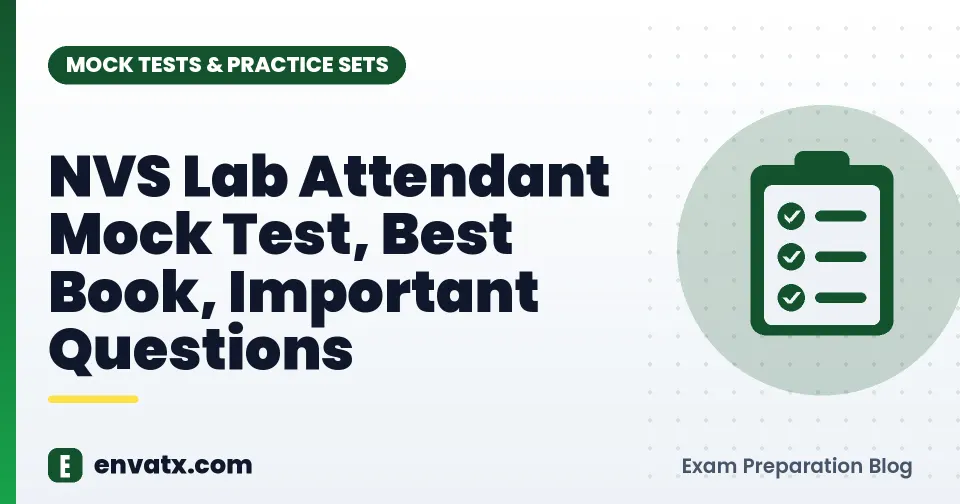 NVS Lab Attendant Mock Test, Best Book, Important Questions