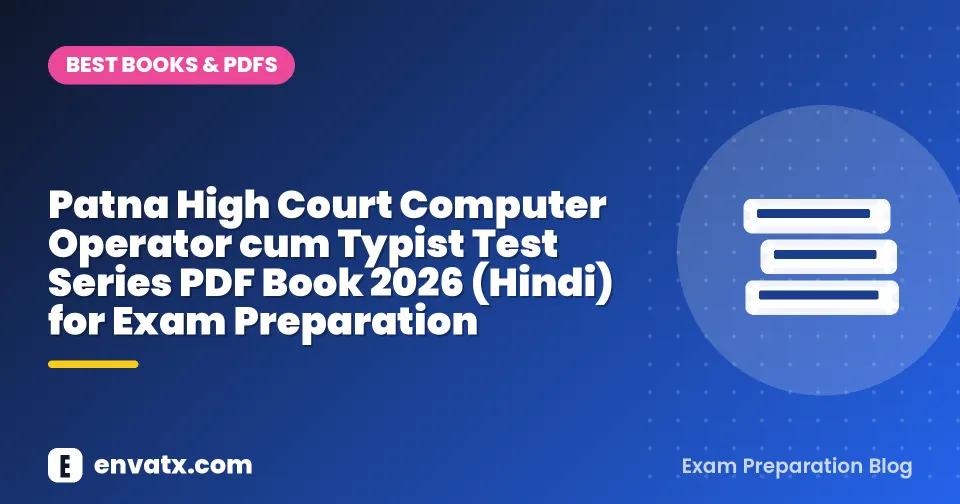 Patna High Court Computer Operator cum Typist Test Series PDF Book 2026 (Hindi) for Exam Preparation