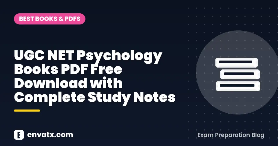 UGC NET Psychology Books PDF Free Download with Complete Study Notes