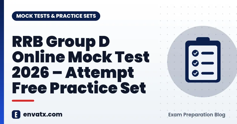 RRB Group D Online Mock Test 2026 – Attempt Free Practice Set