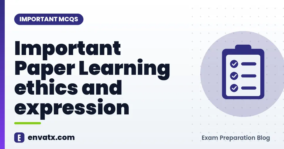 Important Paper Learning ethics and expression