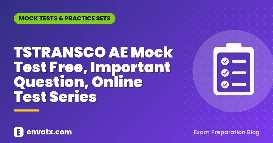 TSTRANSCO AE Mock Test Free, Important Question, Online Test Series