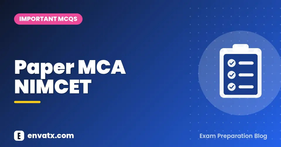 Paper MCA NIMCET