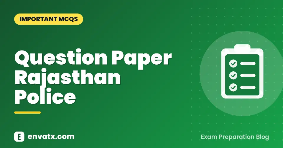 Question Paper Rajasthan Police