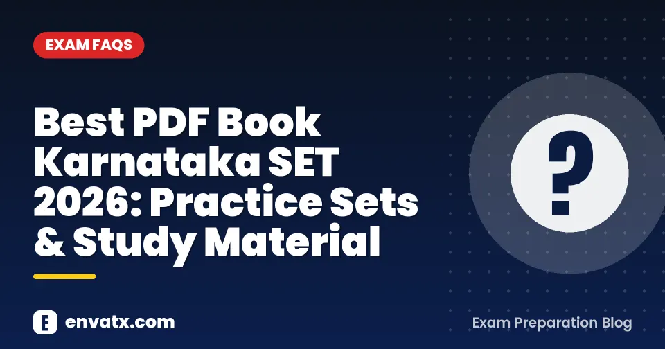 Best PDF Book Karnataka SET 2026: Practice Sets & Study Material