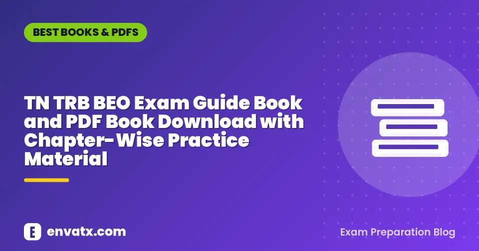 TN TRB BEO Exam Guide Book and PDF Book Download with Chapter-Wise Practice Material