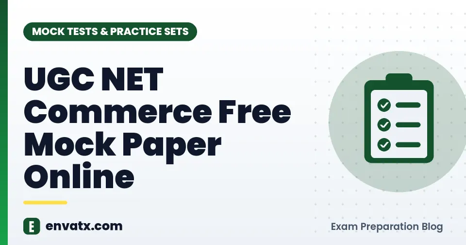 UGC NET Commerce Free Mock Paper Online