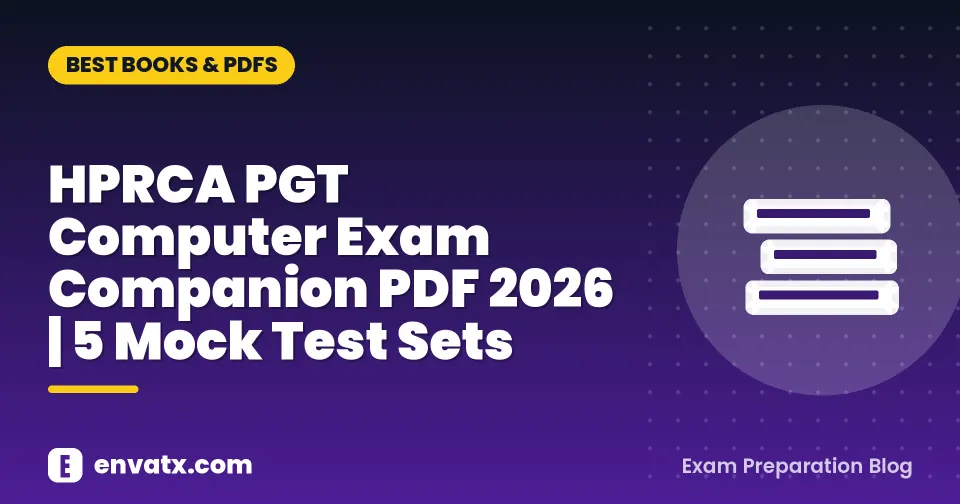 HPRCA PGT Computer Exam Companion PDF 2026 | 5 Mock Test Sets