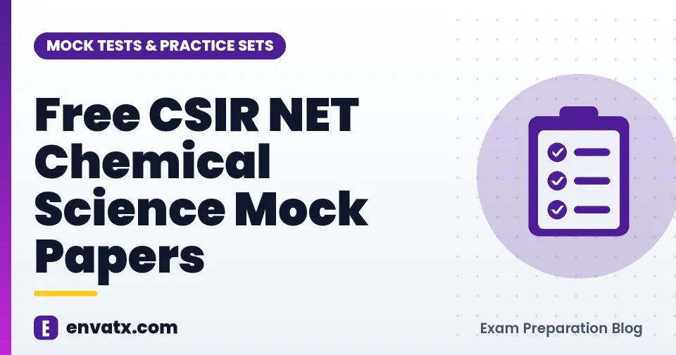Free CSIR NET Chemical Science Mock Papers