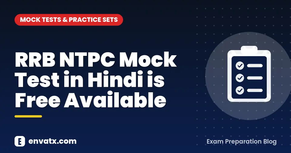 RRB NTPC Mock Test in Hindi is Free Available