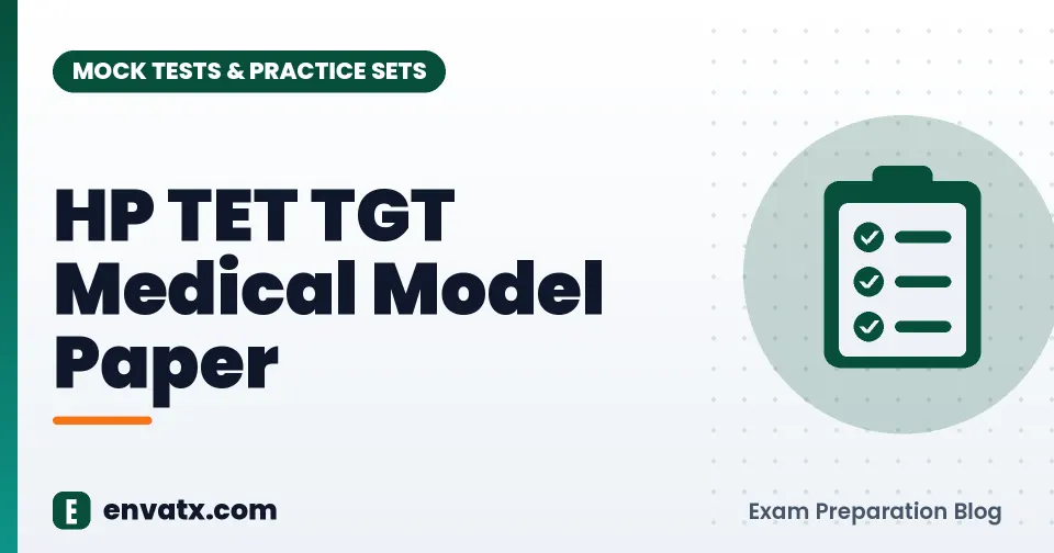 HP TET TGT Medical Model Paper