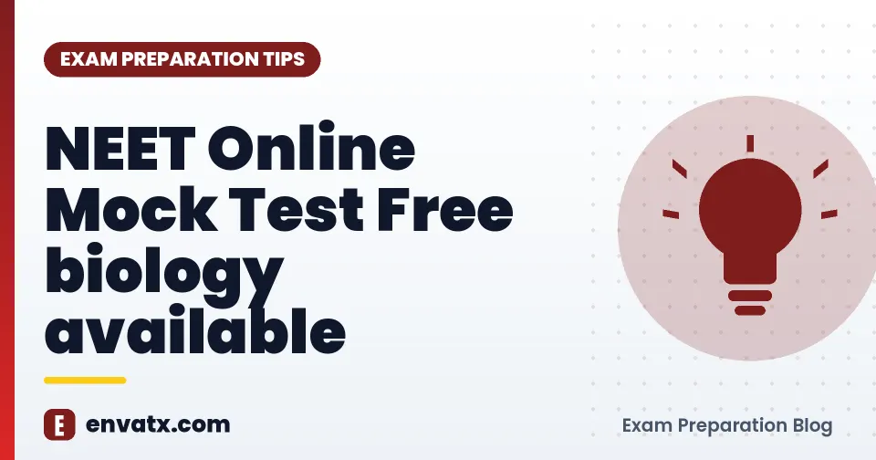 NEET Online Mock Test Free biology available