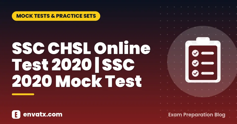 SSC CHSL Online Test 2020 | SSC 2020 Mock Test