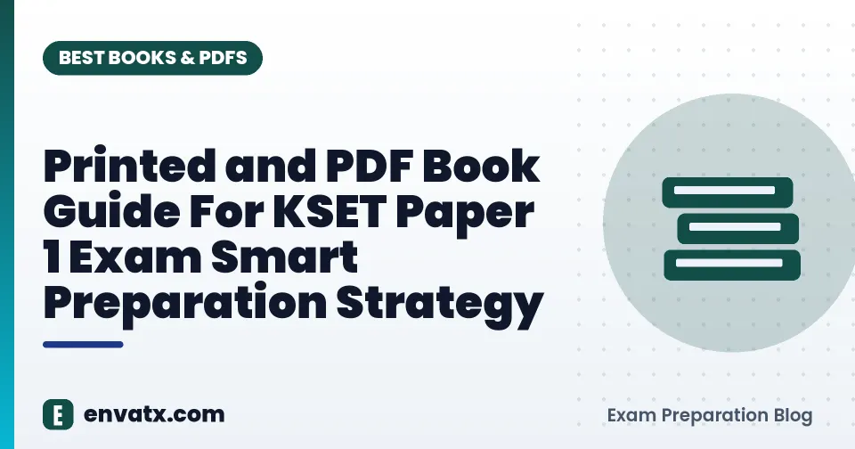 Printed and PDF Book Guide For KSET Paper 1 Exam Smart Preparation Strategy