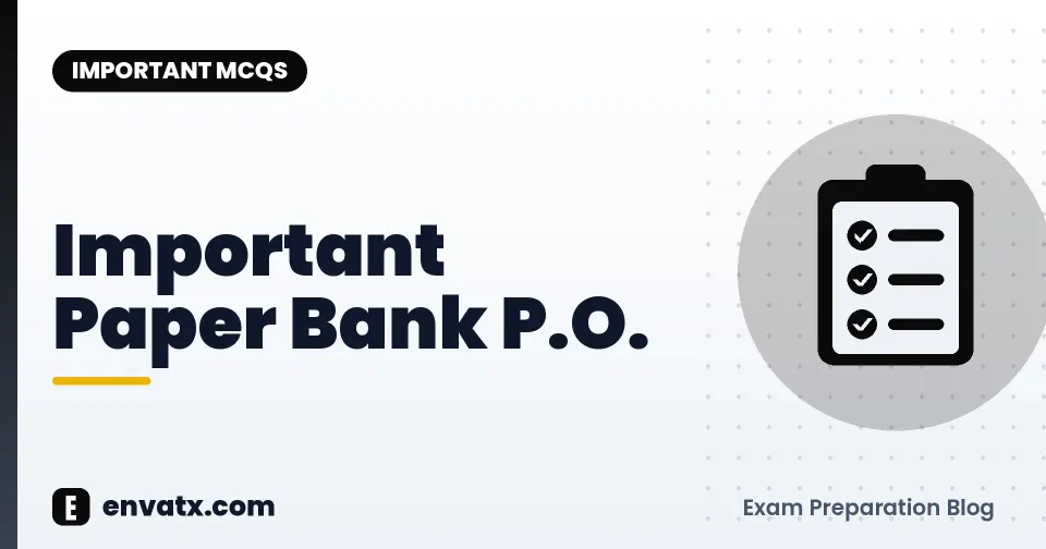 Important Paper Bank P.O.