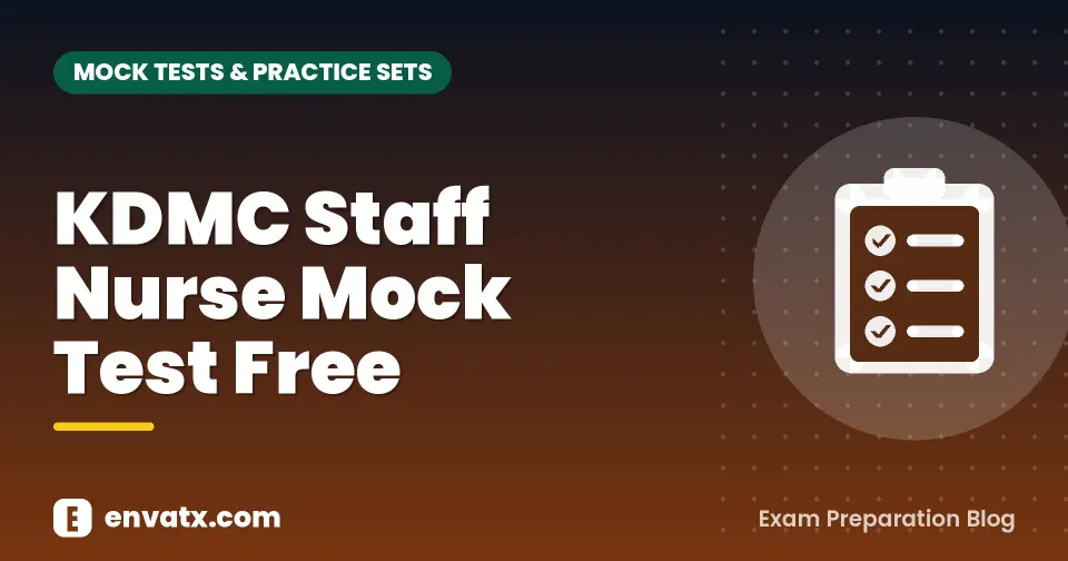 KDMC Staff Nurse Mock Test Free