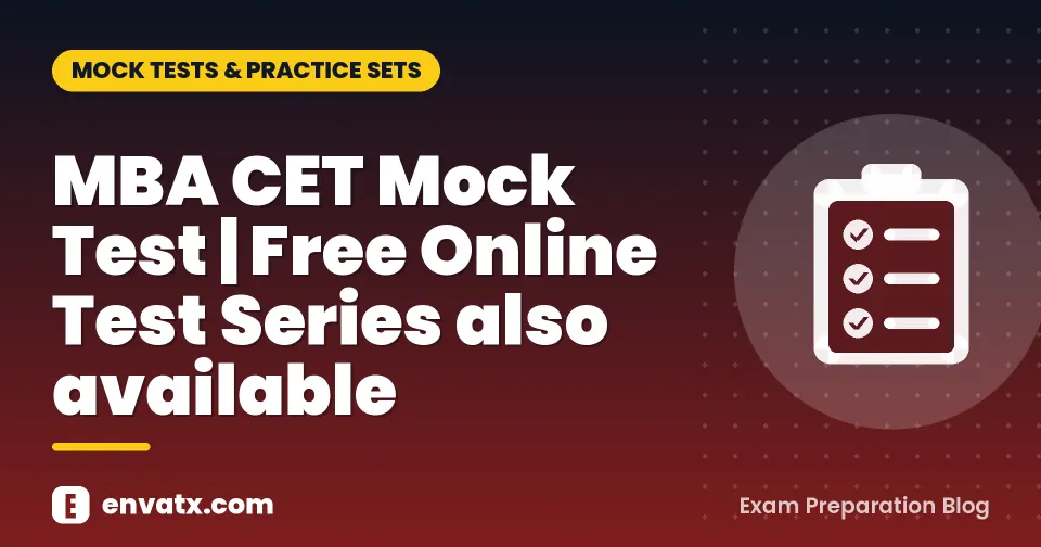 MBA CET Mock Test | Free Online Test Series also available