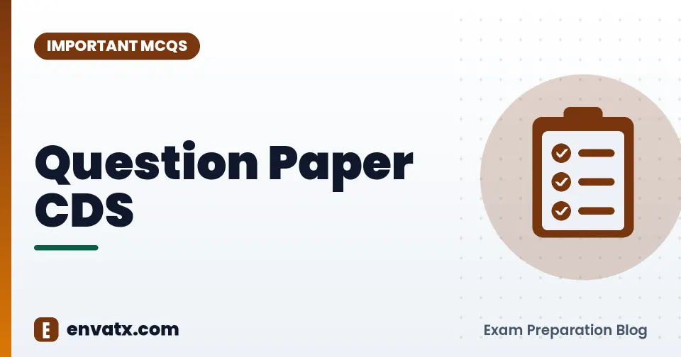Question Paper CDS