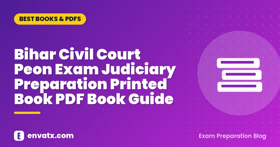 Bihar Civil Court Peon Exam Judiciary Preparation Printed Book PDF Book Guide