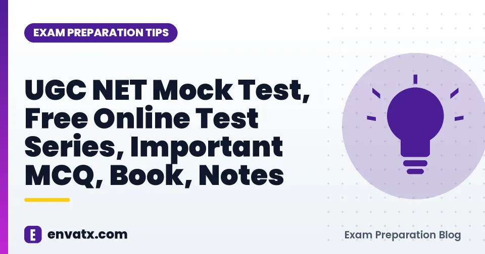 UGC NET Mock Test, Free Online Test Series, Important MCQ, Book, Notes