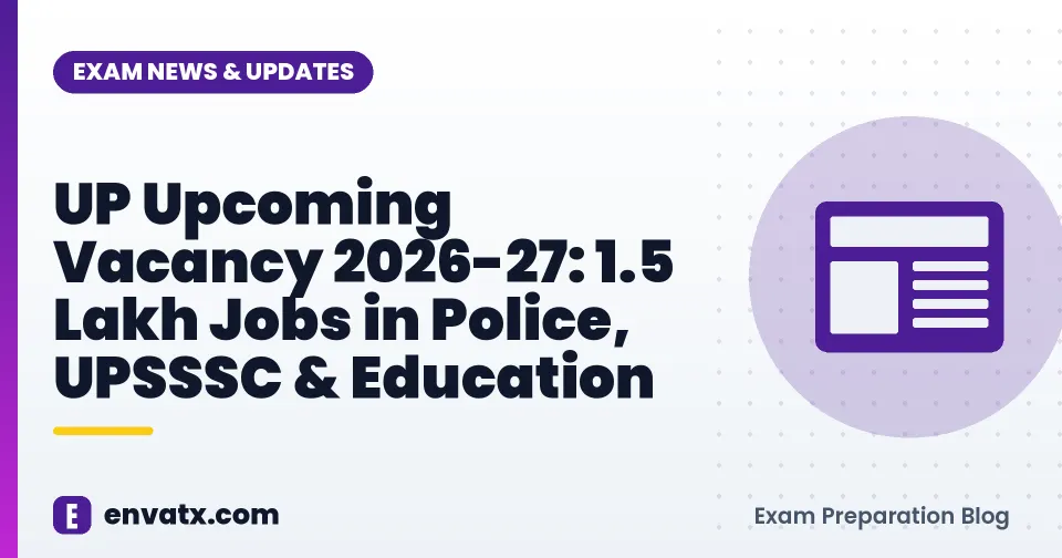 UP Upcoming Vacancy 2026-27: 1.5 Lakh Jobs in Police, UPSSSC & Education