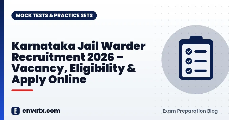 Karnataka Jail Warder Recruitment 2026 – Vacancy, Eligibility & Apply Online