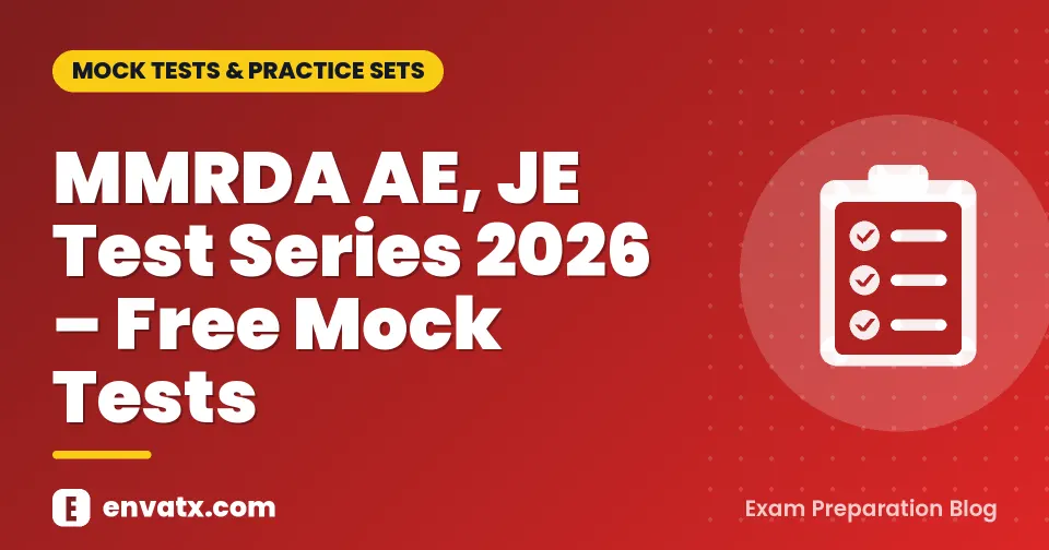 MMRDA AE, JE Test Series 2026 โ Free Mock Tests