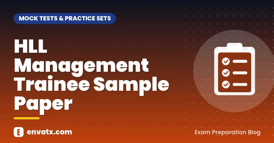 HLL Management Trainee Sample Paper