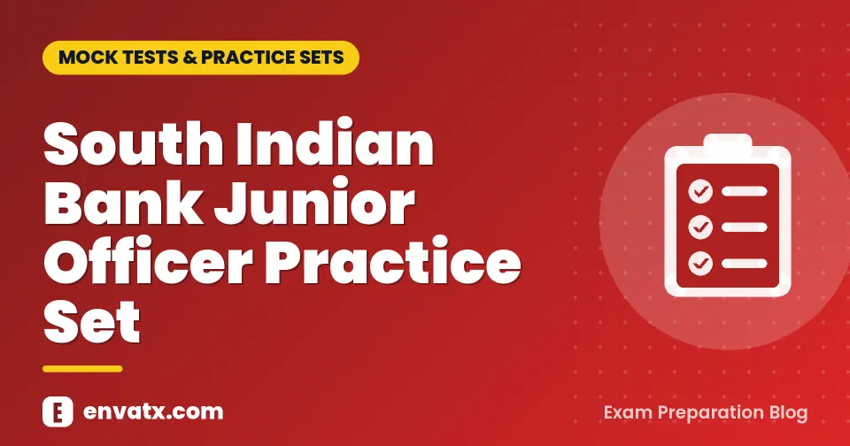 South Indian Bank Junior Officer Practice Set