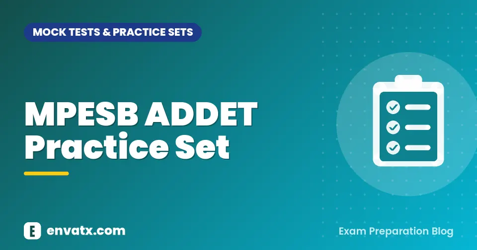 MPESB ADDET Practice Set