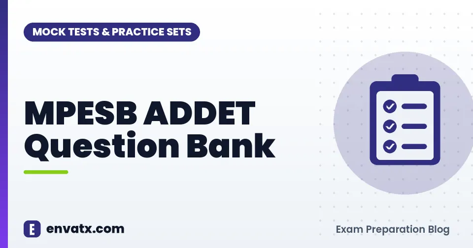 MPESB ADDET Question Bank
