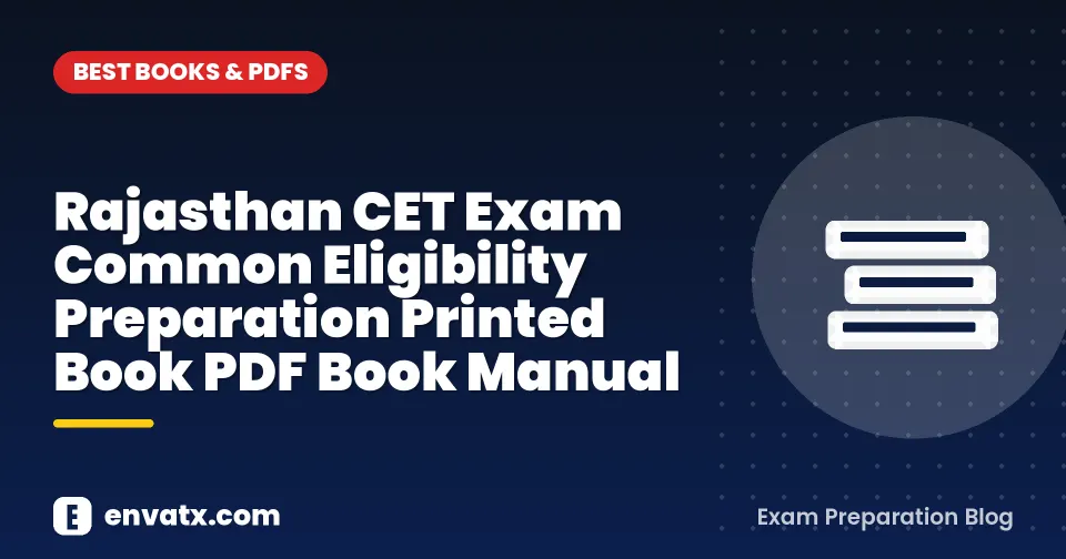 Rajasthan CET Exam Common Eligibility Preparation Printed Book PDF Book Manual