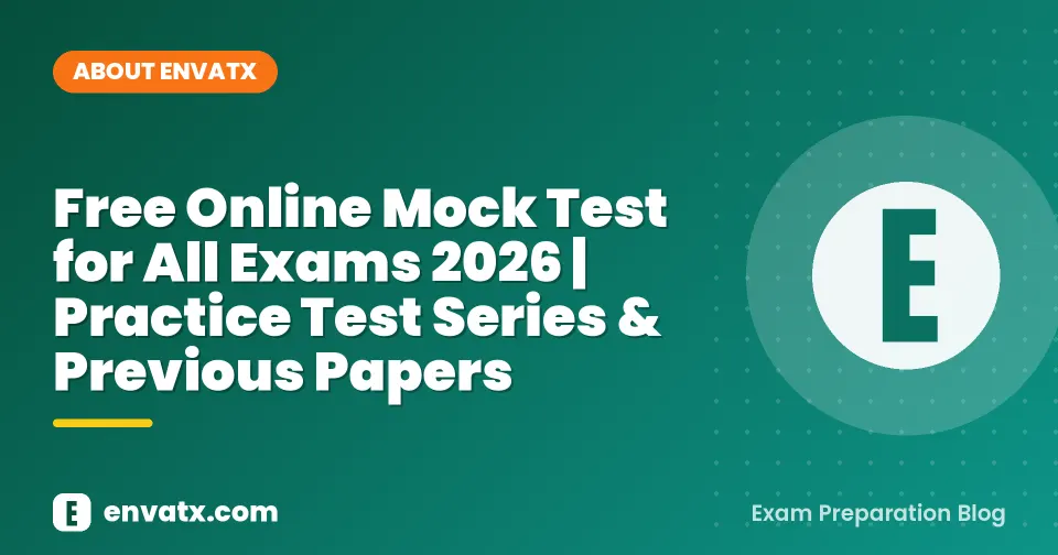 Free Online Mock Test for All Exams 2026 | Practice Test Series & Previous Papers