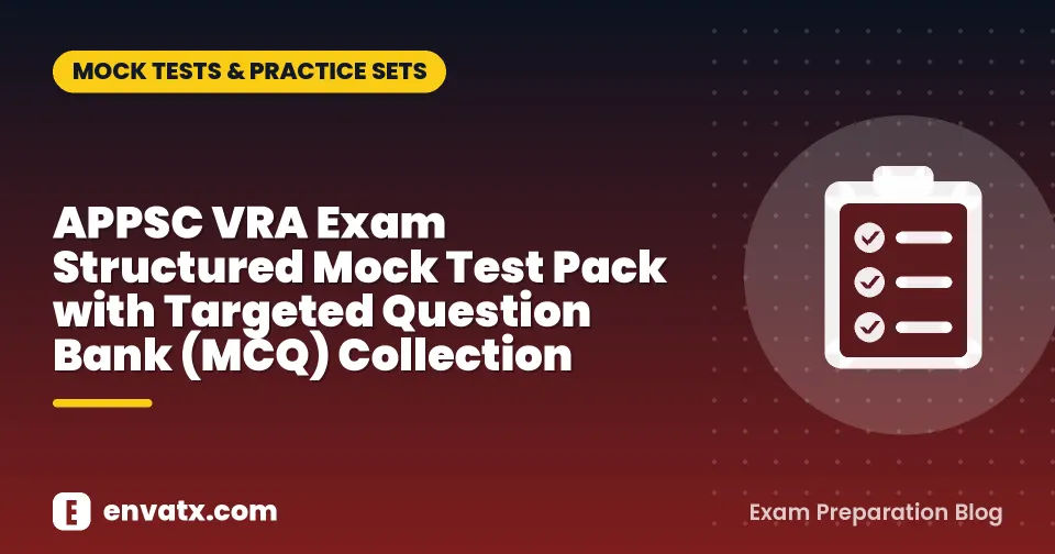 APPSC VRA Exam Structured Mock Test Pack with Targeted Question Bank (MCQ) Collection