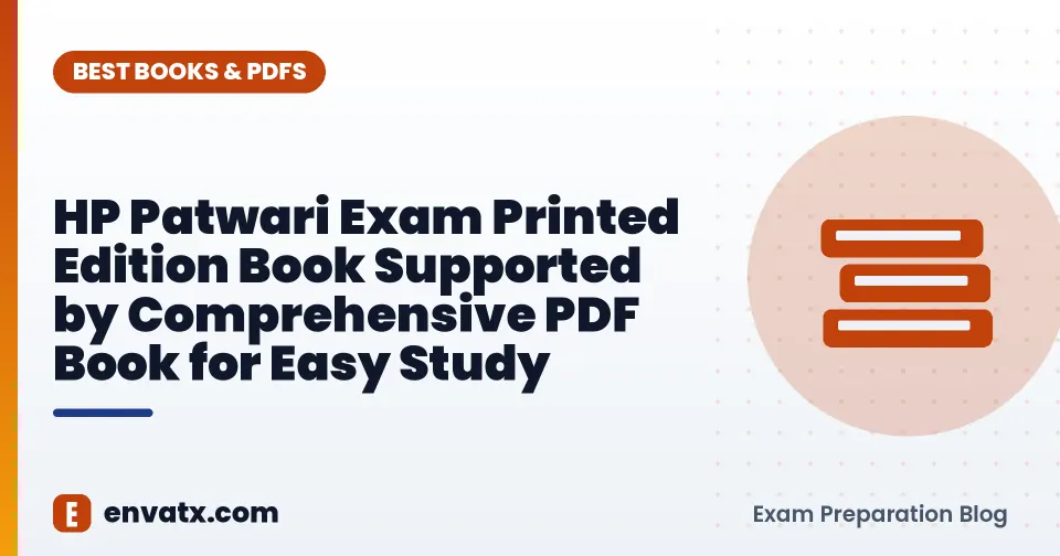 HP Patwari Exam Printed Edition Book Supported by Comprehensive PDF Book for Easy Study