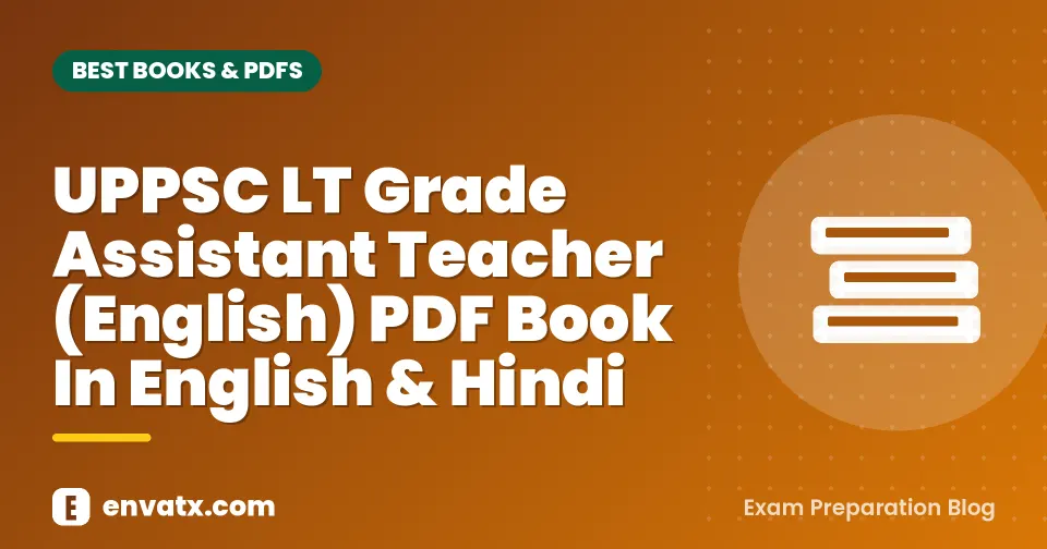 UPPSC LT Grade Assistant Teacher (English) PDF Book In English & Hindi
