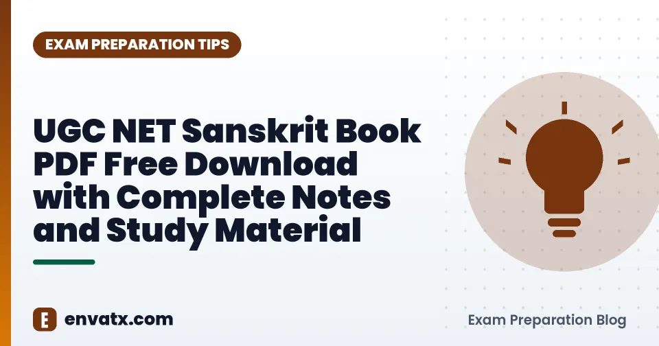 UGC NET Sanskrit Book PDF Free Download with Complete Notes and Study Material