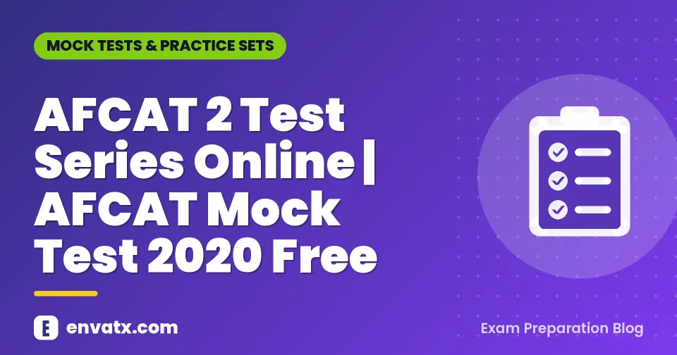 AFCAT 2 Test Series Online | AFCAT Mock Test 2020 Free