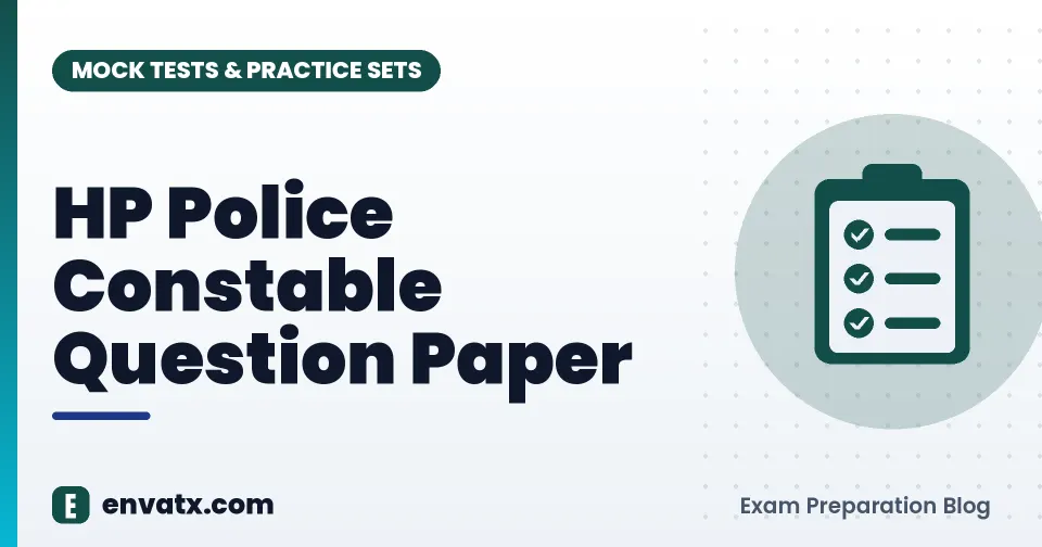 HP Police Constable Question Paper